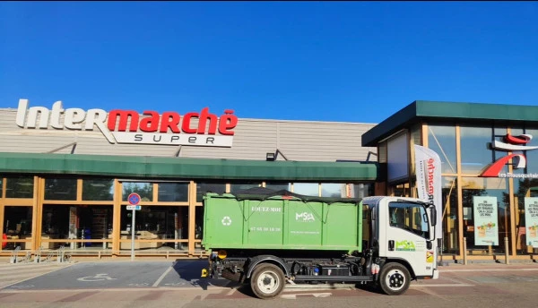 location de benne intermarché 